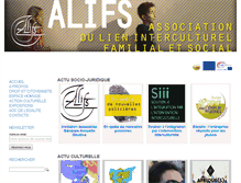 Tablet Screenshot of alifs.fr